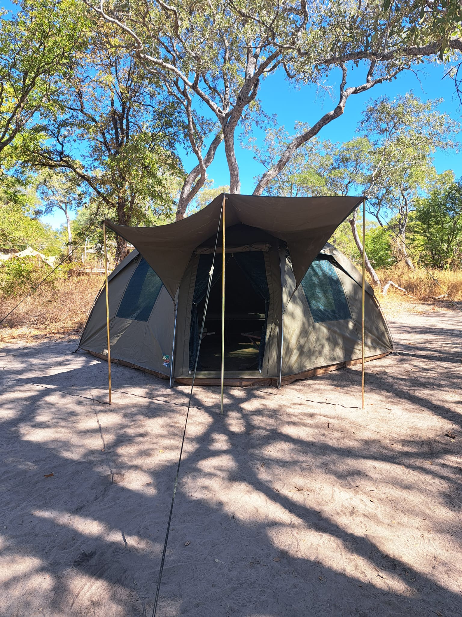 Khwai Concession Campsite Botswana Hochzeitsreise online Reisebüro webook.ch